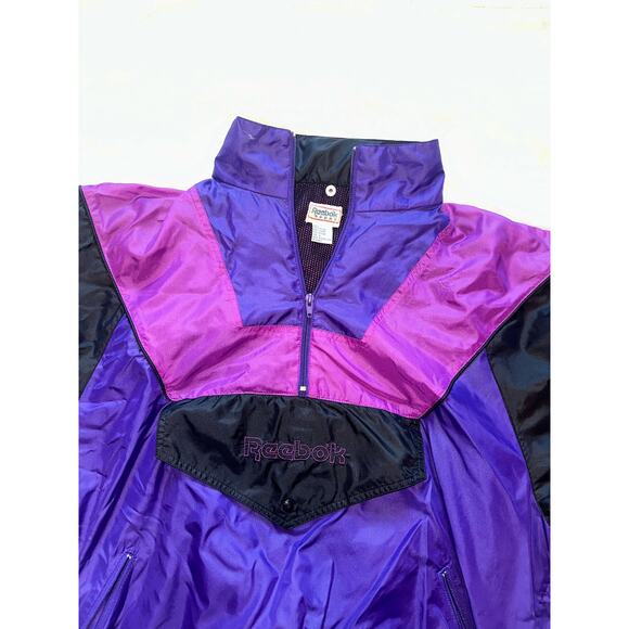 Vintage Reebok Black and Purple Jacket - Picture 1 of 7